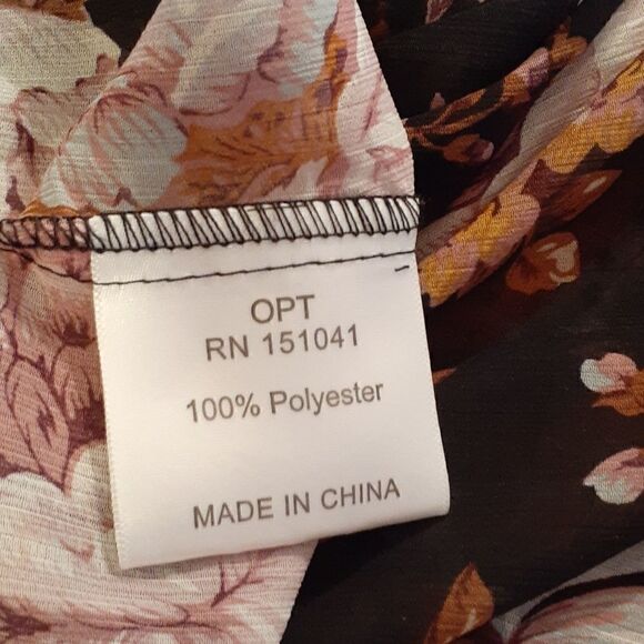 New OPT One Pretty Time Blouse With Matching Inner Cami NWT - Picture 5 of 6